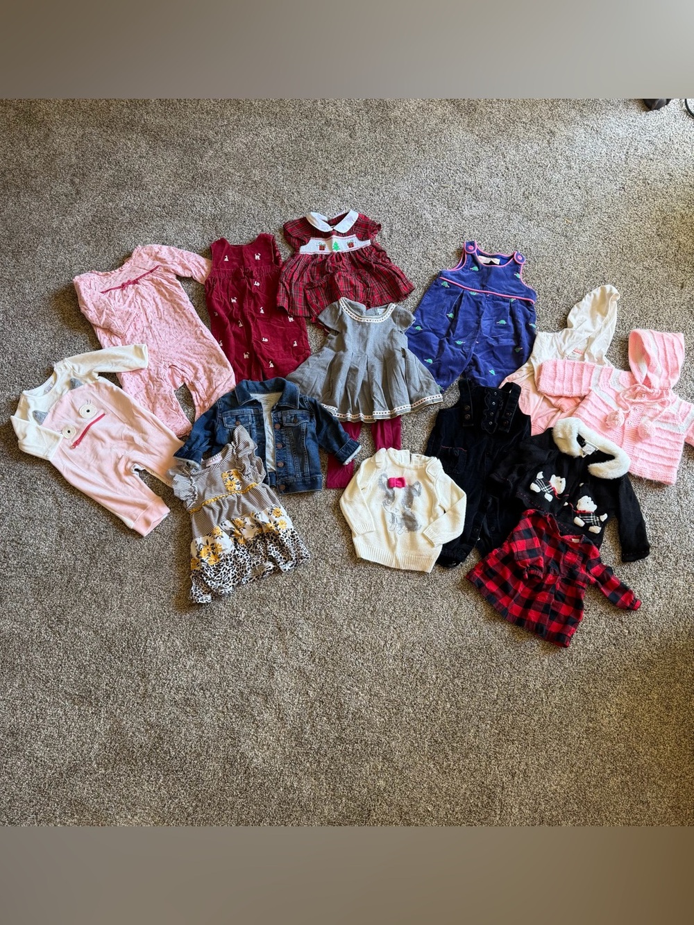 BABY Girls 6-9 month Mixed Fall/Winter Lot Janie & Jack, GAP baby, Gymboree, VTG